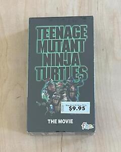 New ListingTEENAGE MUTANT NINJA TURTLES THE MOVIE (1990) Sealed VHS Debossed Cover New