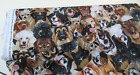 New ListingTimeless Treasures quilt-craft fabric DOG PORTRAITS natural 2 yds (cd-2947) Woof