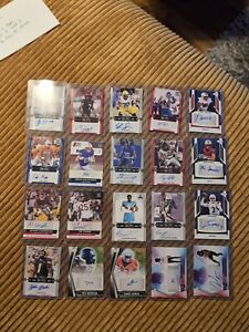 Lot Of (20) Nfl Football Rookie Autograph Cards!!