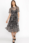 NWT Johnny Was LUCIANA MESH TIERED DRESS All size.Sale!!