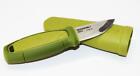 Mora Knives Eldris Fixed Blade Neck Knife Plain edge Green Handle & Sheath 12651