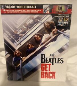 The Beatles Get Back 3 Blu Ray 8 Hour Collector's Set 4 Cards NEW! SEALED! RARE!