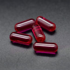 Top Lab-Created Red Ruby Cylindrical Shape AAAAA+ Loose Gemstone 6x15mm1pcs