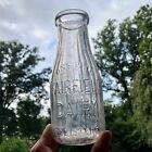 Pt Milk Bottle Fairfield Dairy Chas R Bowman Baltimore MD Emb Early Ribbed Rare