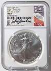 2021 $1 Silver Eagle First Day Of Issue NGC MS70 Type2 Michael Gaudioso Label