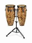 LP Aspire 10-inch and 11-inch Conga Set with Double Stand - Havana Café