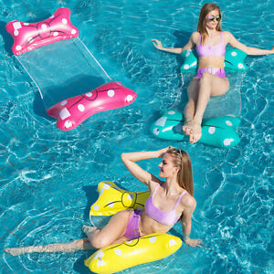 Inflatable Pool Floats for Adults 3 Packs Swimming Water Hammock Pool Floats