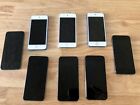 Lot of 8 Apple Ipod Touch (7)6th Gen, (1)5th Gen) Cosmetically Good As Is Parts