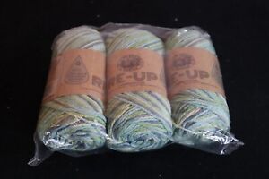 Lion Brand Re-up Yarn - Color: Azul 504 - Lot of 3 New