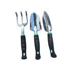 Garden Tools Set,3 Pcs Gardening Tools Cast Aluminum with Soft Rubberized Handle