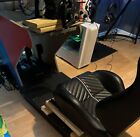 full ready to race simulator rig with Fanatec and Moza equipment