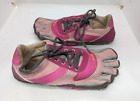 Vibram Fivefingers Women's Lace Up Sneaker Shoe Pink Five Toes Size 37 READ