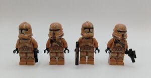Lego Star Wars Geonosis Clone Troopers (75089) SW0606 And SW0605 Lot of 4