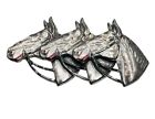 Vintage Sterling Silver Horse Head Trio Brooch Pin 15g 2.75
