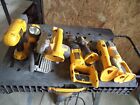 DEWALT  18v used power tools comes with 1 battery but no charger