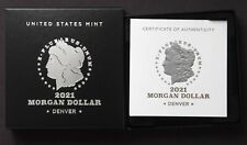 2021 D MORGAN Silver $1 Dollar Coin Denver *Small Marks On Cheek*