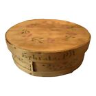 Vintage Rustic Wooden Round Cheese Box From Ephrata PA