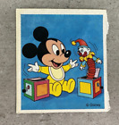 New ListingVintage Disney Sticker Baby Mickey Mouse Baby 1990s Blocks Jack in the Box 2.5