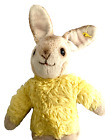 New ListingVintage Steiff Bunny Plush Lully Rabbit Germany Yellow Body Stuffed Animal 17 In