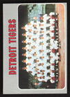 1970 TOPPS TEAM CARD 579 VG BASEBALL DETROIT TIGERS