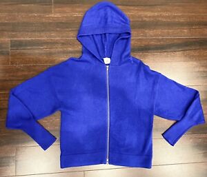 CAbi XS Electric Blue Dressed Up Full Zip Hoodie Sweater 5460