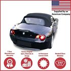 Fits BMW Z4 2003-08 Convertible Soft Top Replacement & Glass Window Black Cloth