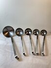 Set of 5 Vollrath Stainless Steel Ladles Commercial Grade