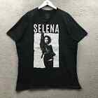 Selena Quintanilla T-Shirt Women's 2XL Short Sleeve Graphic Crew Neck Black