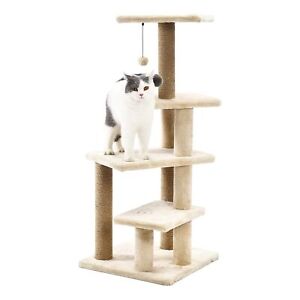 Multi-Platform Cat Condo Tree Tower With Scratching Post