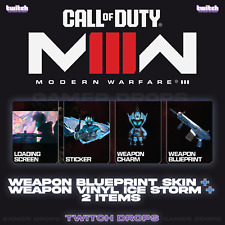 MW3 / Modern Warfare 3 / COD ⚡ Weapon Blueprint + Weapon Vinyl Ice Storm⚡+ SKINS