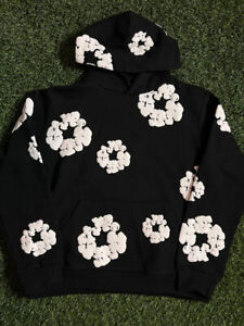 Denim Tears Cotton Wreath Black Hoodie S- XL LIMITED DEAL!(FREE SHIPPING!)