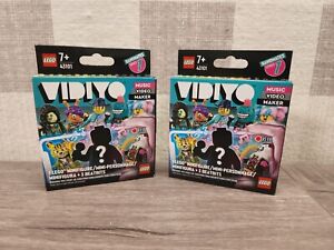 LOT 2 Lego Vidiyo Mystery Figure Bandmates Music Video Maker 43101 New Sealed ✅️