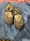 Keen Calistoga Mary Jane Buckle Strap Brown Leather Comfort Shoes Womens Size 8