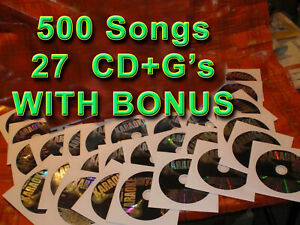 KARAOKE HITS SET 27 CDG;s (SPECIAL LIMITED SALE)Best  Starter  Set w/ bonus cd