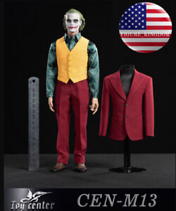 1/6 Scale Joker Red Suit Full Set Arthur For 12