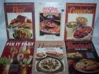 Lot of 6 Better Homes and Gardens 1970's Cookbooks Beef Soups Casserole Mexican