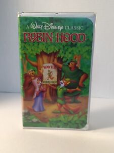 New ListingPreowned Robin Hood VHS (Walt Disney, 1991) Black Diamond The Classics Version