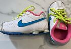 Nike Shox Sneaker Shoes Baby Girls Toddler Size 8C 14cm White/Pink/Blue/Yellow
