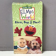 Sesame Street Elmo’s World Babies Dogs VHS Video Tape BUY 2 GET 1 FREE! PBS Kids
