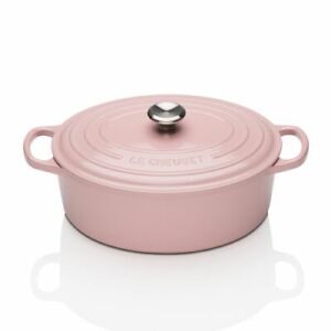 CHIFFON PINK! LE CREUSET 3.5 QT SIGNATURE OVAL DUTCH OVEN MADE in FRANCE! S934