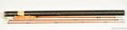 9' 3Pc 2T Wright & McGill Victory Bamboo Antique Fly Fishing Rod Tube