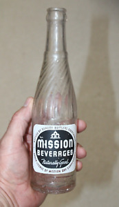 WATER VALLEY MISS MISSION BEVERAGES SODA BOTTLE 10 OZ ACL