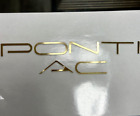 Pontiac FireBird/Trans Am 1993-2002 Rear Bumper ABS Letters Inserts Gold (For: 1993 Pontiac Firebird Formula)
