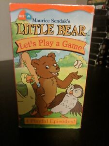 Little Bear - Lets Play a Game VHS 2001 Nick Jr. Nickelodeon *BUY 2 GET 1 FREE*