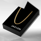 JAXXON CUBAN LINK CHAIN 5MM - 14K GOLD BONDED - MENS