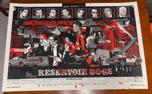Mondo - OOP - Tyler Stout - Reservoir Dogs Variant - Quentin Tarantino