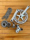 Vintage Campagnolo Veloce partial groupset, 10-speed, road bike