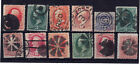 US 19th Century FANCY CANCEL COLLECTION of (12) Twelve USED Stamps