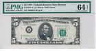 ⭐ Fr. 1973-A* Star 1974 $5 Federal Reserve Note Boston. PMG 64 EPQ