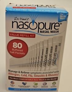 Nasopur Nasal Wash, Value Refill Kit, 80 Count Exp 07/2027